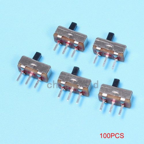 100pcs SS12D00G3 Slide Switch for DIY Electronic Accessories 1P3T 3Pin