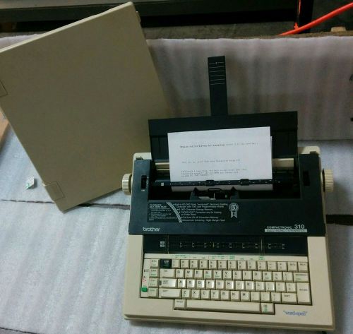 BROTHER 310 ELECTRIC TYPEWRITTER