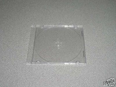 1000 NEW HIGH QUALITY  5.2mm SLIM JEWEL CASES WITH  FROSTY CLEAR TRAYS - PSC16