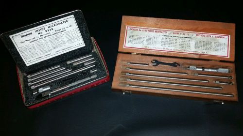 Starrett inside micrometer set