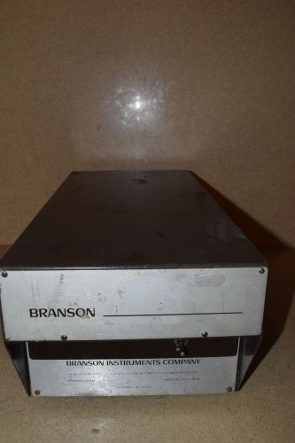 ** BRANSON INSTRUMENTS CO MODEL M 1000 ULTRASONIC CONTROLLER