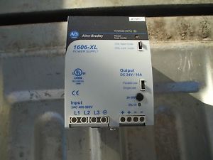 ALLEN BRADLEY 1606-XL240E-3 POWER SUPPLY, 400-500VAC INPUT, 24-28VDC OUTPUT