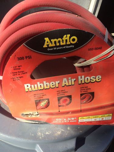 Amflo 3/8 in. x 50 ft. Red Rubber Air Hose