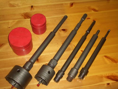 2 1/2&#034; 2.5&#034; &amp; 3 3/4 3.75&#034;  CONCRETE CORE DRILL BITS SPLINE SDS SDS MAX TRIANGLE