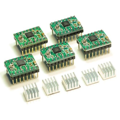 RepRap Champion 5 PCS Allegro A4988 StepStick Stepper Motor Drivers for 3D Pr...