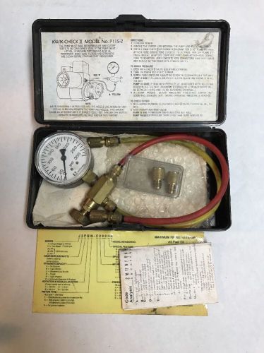 Sid Harvey&#039;s P115-2 Kwik-Check II Pressure and Cutoff Tester