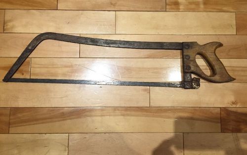 Vintage Hook Eye MEAT SAW Never Sold Alantic Service Co. 30&#034;