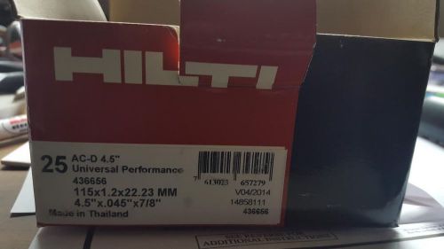 Hilti 24-Pack Abrasive Blade   Universal Cut-Off Wheel #436656