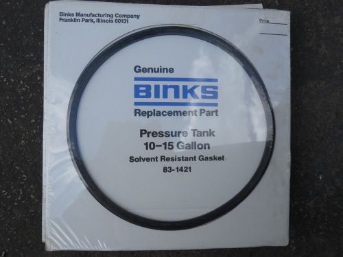 Binks paint tank lid gasket 10-15 gallon 83-1421 pressure stratoprene ((4225)) for sale