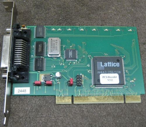 QUANCOM PCIGPIB-1 PCI Card GPIB Adapter for Win 98-XP