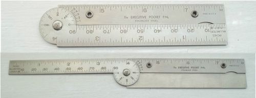 Executive Pocket Pal 8&#034; Folding Pocket Rule &amp; Angle Gage