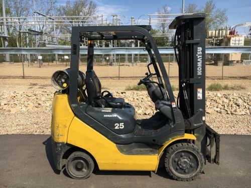 2013 Komatsu FG25ST-16 5000lb LPG Forklift Lift Truck