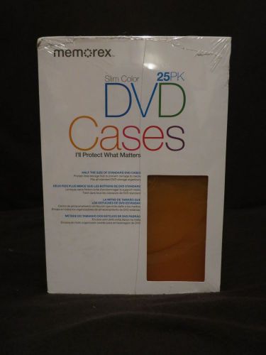 Memorex DVD/CD Slim Color Cases (25 Pack)