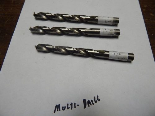 PTD  11mm Twist Drill Bits lot of 3 Pcs