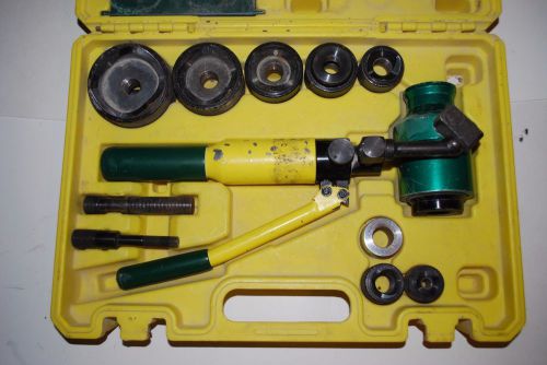 L.H. Dottie HPT-12Ton Hydraulic Punch Kit 1/2 - 4&#034; 12 ton Capacity MQ