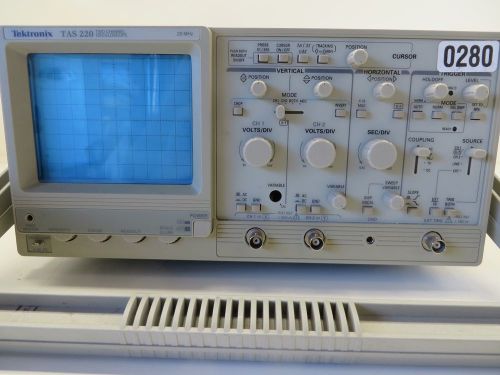 Tektronix TAS 220 Dual Channel 20MHz Oscilloscope