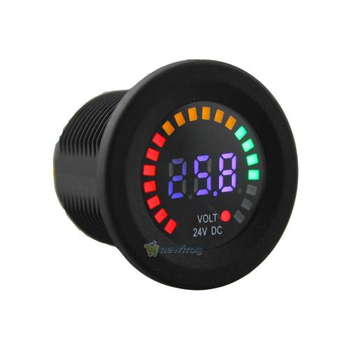 Universal car motorcycle 24v led panel digital voltage meter display voltmeter for sale