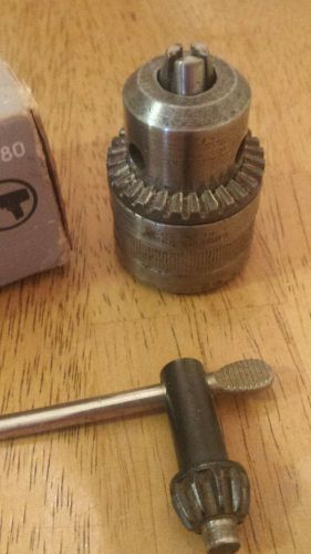 Craftsman 9-2980 Drill Chuck &amp; Key 5/64&#034; - 1/2&#034; 1/2-20 Thread