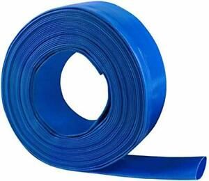 2&#034; x 100 FT Heavy Duty Reinforced PVC Lay Flat Discharge and (2 in x 100 ft)