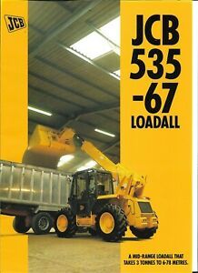 Equipment Brochure - JCB - 535-67 Loadall - Loader - Fork Lift - 1994 (E6754)