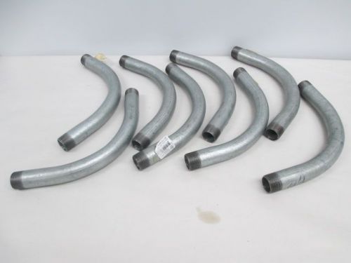 Lot 8 new conduit pipe products 1013 rigid steel conduit 1in npt elbow d227385 for sale