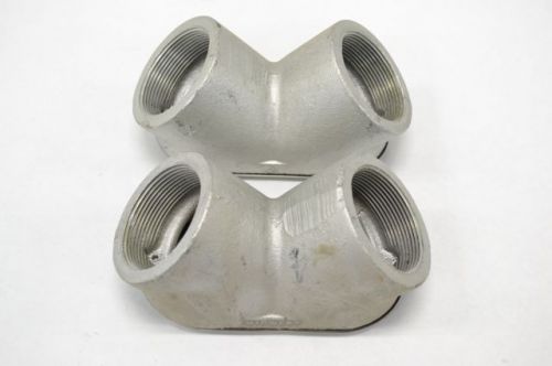 Lot 2 midwest 2in 90deg steel condulet coupling outlet conduit body b245533 for sale