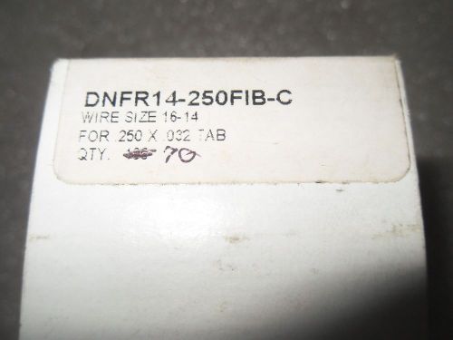 (X14-1) 1 LOT OF 70 NIB PANDUIT DNFR14-250FIB-C CONNECTORS