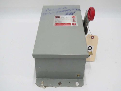 CUTLER HAMMER 12HD361 HEAVY DUTY 30A 600V-AC FUSIBLE DISCONNECT SWITCH B446180