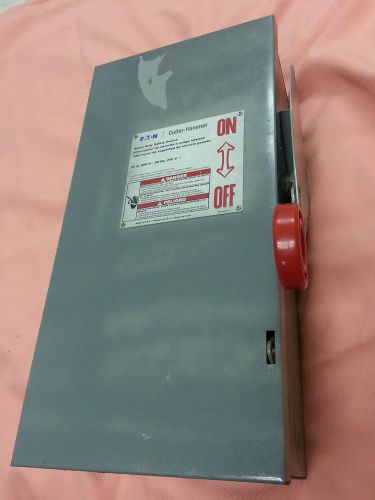 ETN , Cutler Hummer , Enclosed Switch  ,60 A , 600 VAC , 3 Pole , model DH362FGK