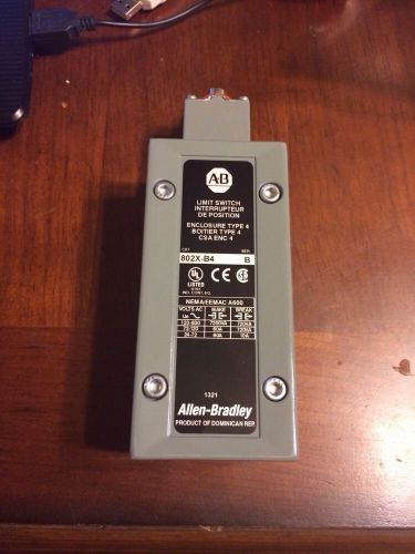 Allen-bradley 802X-B4 802XB4 Limit Switch Series B Enclosure Type4