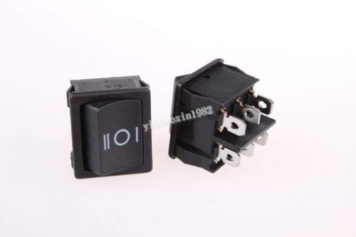 100 Pcs x 6 Pin DPDT ON-OFF-ON 3 Position Boat Rocker Switch 6A/250V 10A/125V A