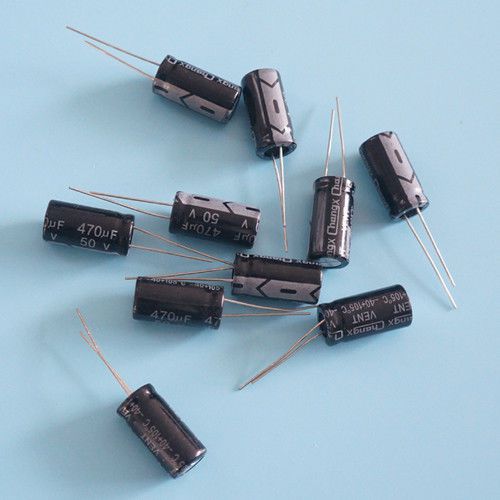 10 x 470uF 50V 105C Radial Electrolytic Capacitor 10x20MM