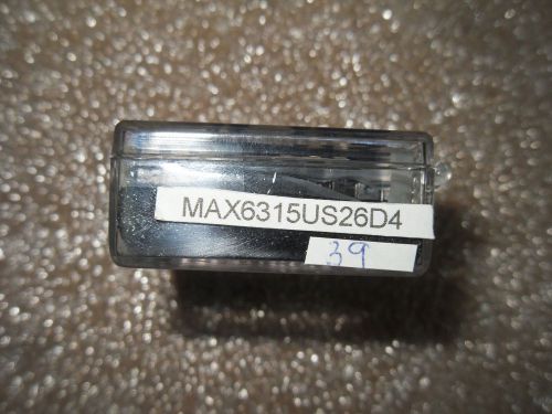 (K1-2) 1 LOT OF 39 NIB MAXIM MAX6315US26D4 RESET CIRCUITS