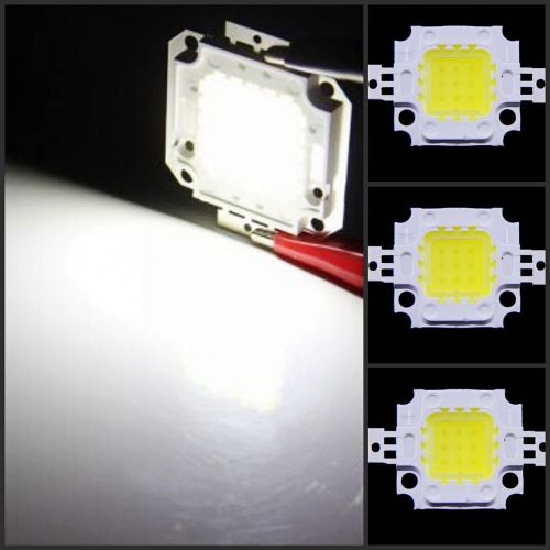 10W Cold White 30Mil Super Bright LED Chip Bead 10PCS High Power For Flood Light