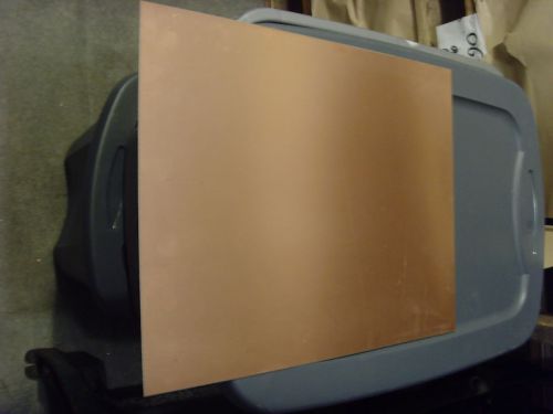 16 shts,  fr-4, .060, 1 oz. single sided. 12&#034; x 18&#034;  copper clad board, pcb for sale