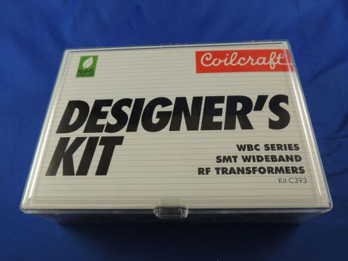 COILCRAFT C393 WBC SERIES SMT WIDEBAND RF TRANSFORMERS DESIGNER&#039;S KIT NEW