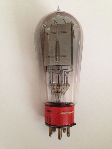 Da - siemens &amp; halske post triode, very rare tube, seltene triode rohr rohre for sale