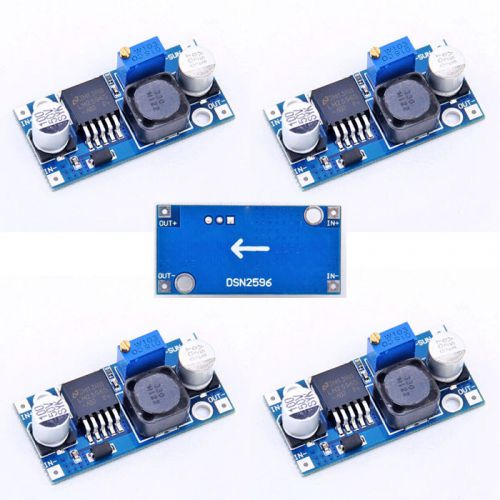 5pcs DC-DC Buck Converter Module LM2596 Power Supply Output 1.23V-30V Good Deal