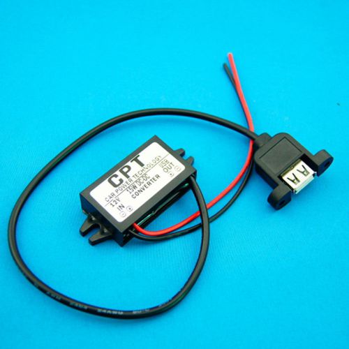 DC Converter Module 12V To 5V 3A 15W USB Output Power Adapter HX