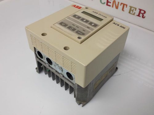 ABB ACS 200 Inverter ACS201-1P1-1-00-10 Input 1~ 208-240 Output 3~ 0-U1IN