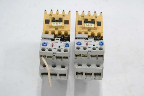 LOT 2 ALLEN BRADLEY 100-A09ND3 193-EA4DB 120V-AC 9A AMP MOTOR STARTER B353370