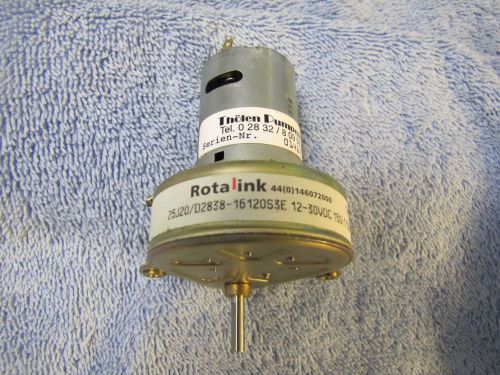ROTALINK 150:1 Miniature Motor and Gearbox 12-30 VDC 12194 New Old Stock