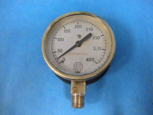 US Gauge Pressure Gauge 0 - 400 PSI