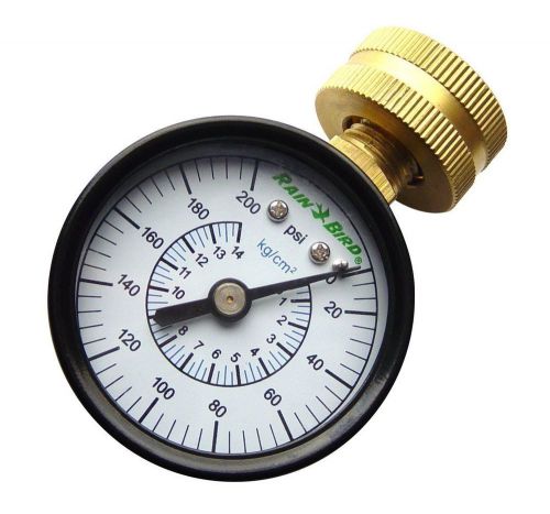 Rain bird pressure gauge water tools home improvement power outside backyard for sale