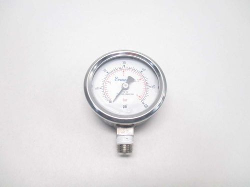 SWAGELOK 0-60PSI 1/4 IN NPT PRESSURE GAUGE D482402