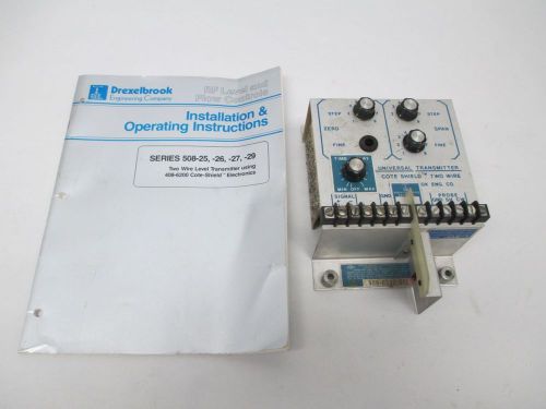 DREXELBROOK 408-6232-001 RF FLOW AND LEVEL CONTROL TRANSMITTER D289694