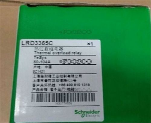 NEW SCHNEIDER THERMAL OVERLOAD RELAY LRD3365C 80-104A