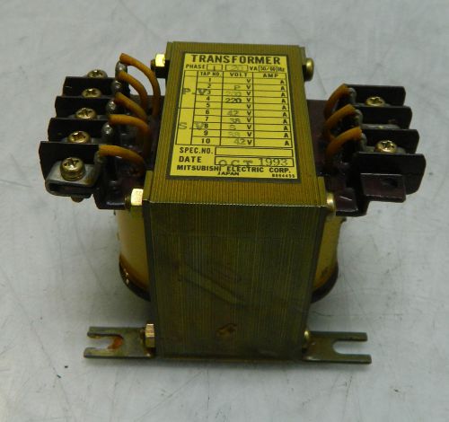 Mitsubishi Electric 1 Phase Transformer, 20 VA, 50/60 Hz. Used, Warranty