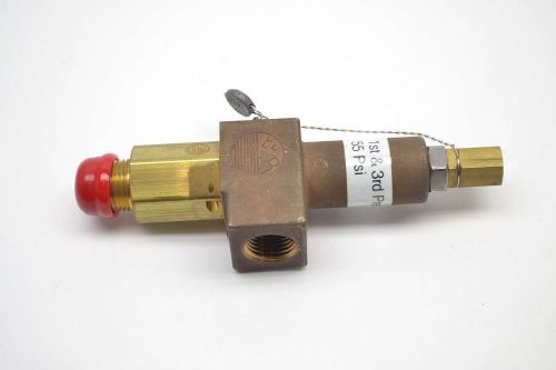 NEW FLOW SAFE F85M-4 SAFETY 55PSI 1/2IN NPT BRASS RELIEF VALVE B385675