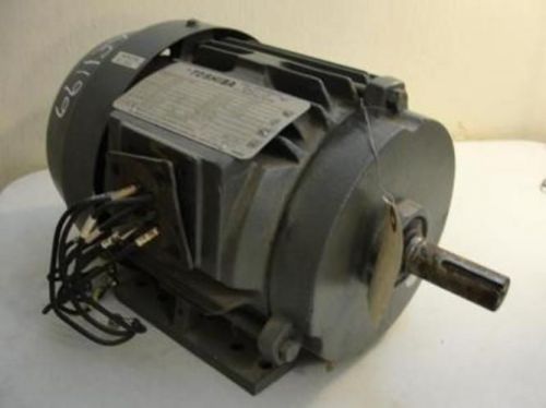 22710 Used, Toshiba Y154FTSA21A-P Motor 1.5 HP TEFC Encl, 230/460 V, 60 Hz